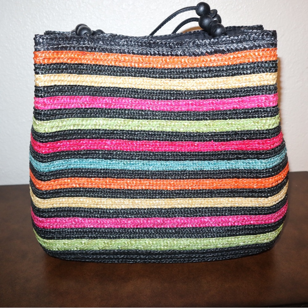 Colorful Striped Women's Bag (*)